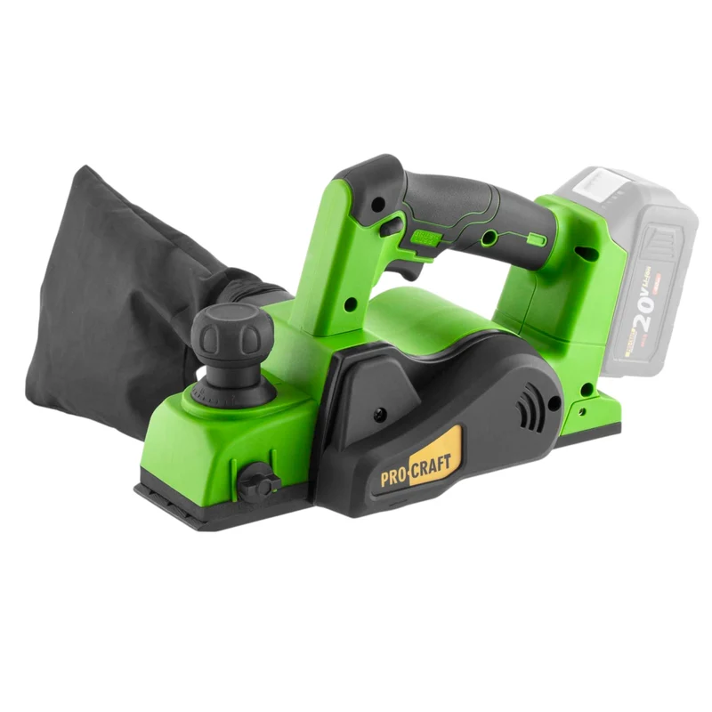 Procraft PE20BLbb Akku Hobel 20 V 82 mm Brushless + 1x Akku 2,0 Ah + Ladegerät + Koffer