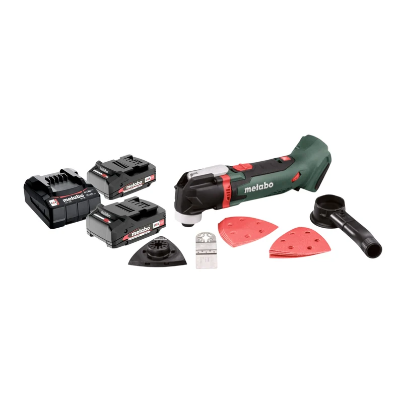 Metabo MT 18 LTX Akku Multitool 18 V OIS / Starlock + 2x Akku 2,0 Ah + Ladegerät