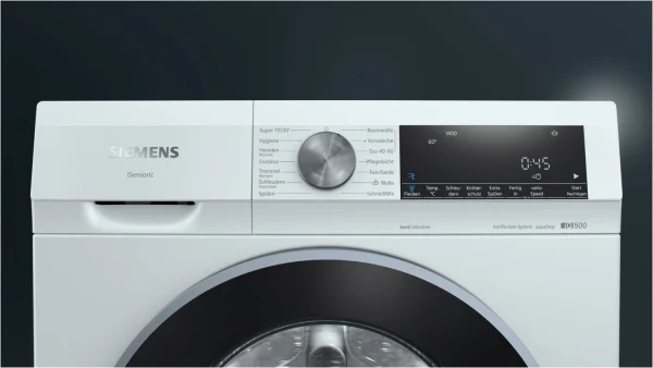 Siemens iQ500 Waschmaschine, Frontlader 9 kg 1400 U/min, WG44G10G0