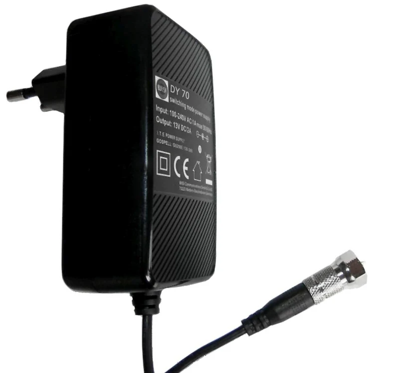 Ersatzgerät / Produktablöse: Wisi DXP1812 anstelle WISI DY55 / DY70 Steckernetzteil 230 V AC