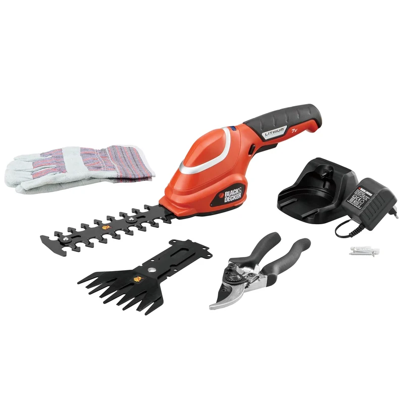 Shear Kit Black+Decker GSL700KIT-QW 7V