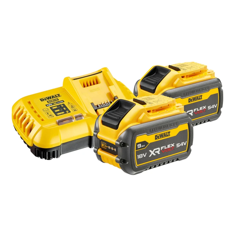 DeWalt DCMBL 777 X2 Akku Axialgebläse 54 V FlexVolt Brushless + 2x Akku 9,0 Ah + Ladegerät