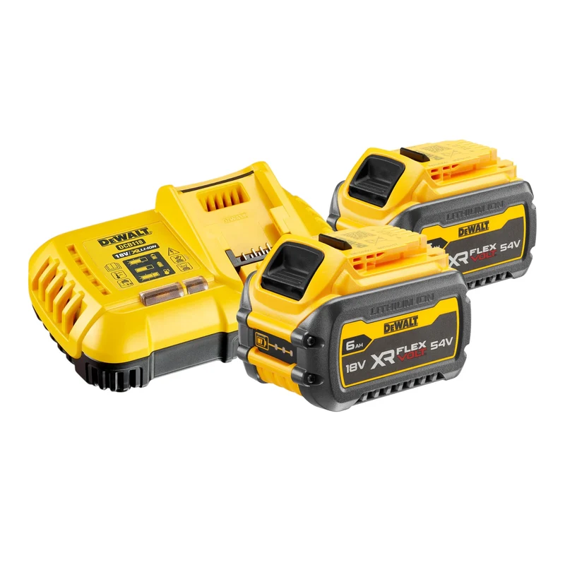 DeWalt DCMBL 777 T2 Akku Axialgebläse 54 V FlexVolt Brushless + 2x Akku 6,0 Ah + Ladegerät