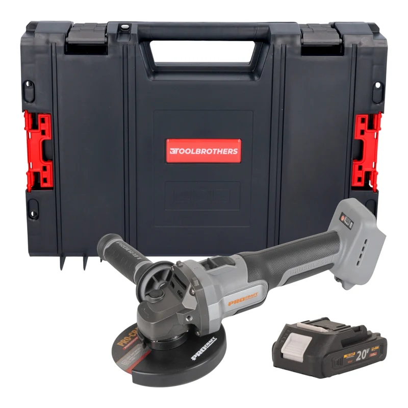 Procraft Industrial AG125Abb Akku Winkelschleifer 20 V 125 mm Brushless