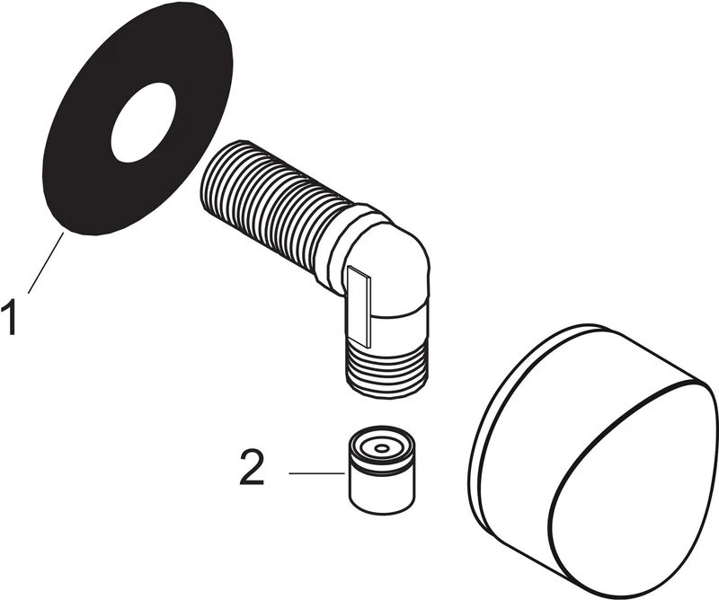 HANSGROHE FixFit S Schlauchanschluss