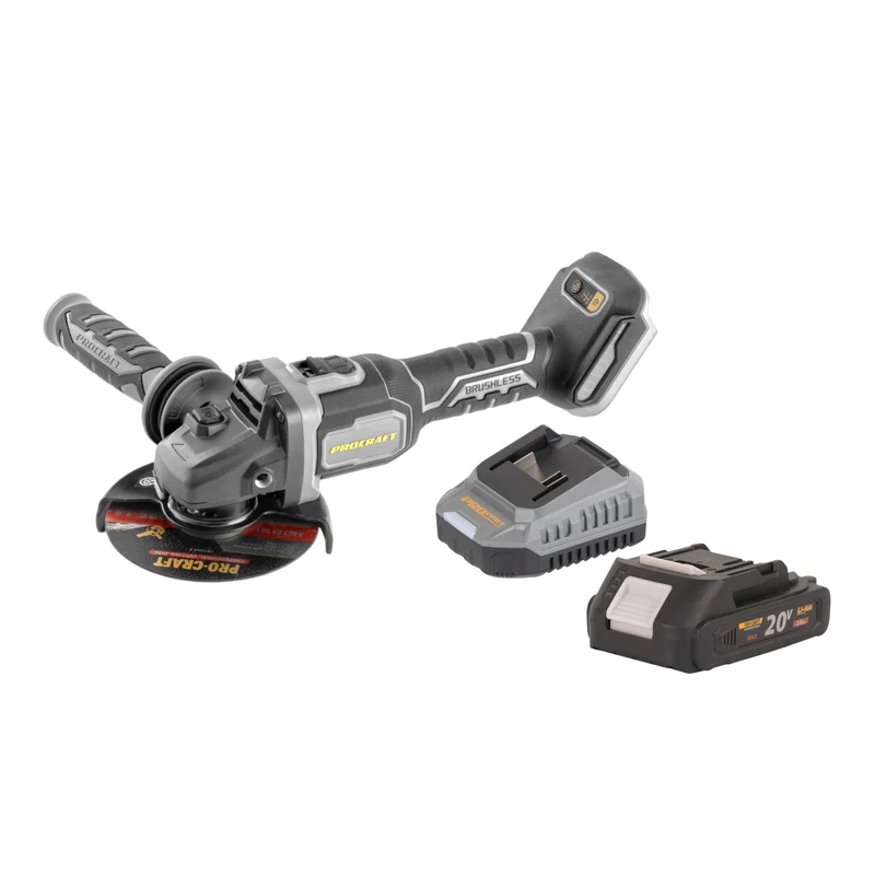 Procraft Industrial AG125Bbb Akku Winkelschleifer 20 V 125 mm Brushless