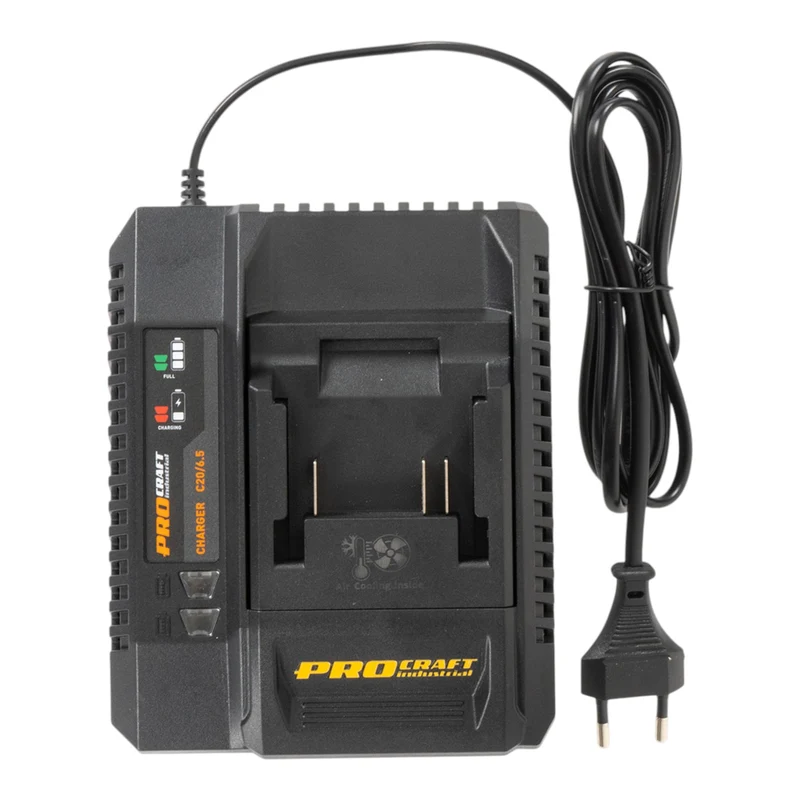 Procraft Starter Pack C20/6.5 Schnell Ladegerät 20 V 6,5 A + 1x 20/4 Turbo Akku 4,0 Ah