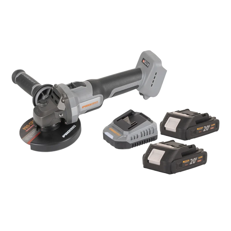 Procraft Industrial AG125Abb Akku Winkelschleifer 20 V 125 mm Brushless