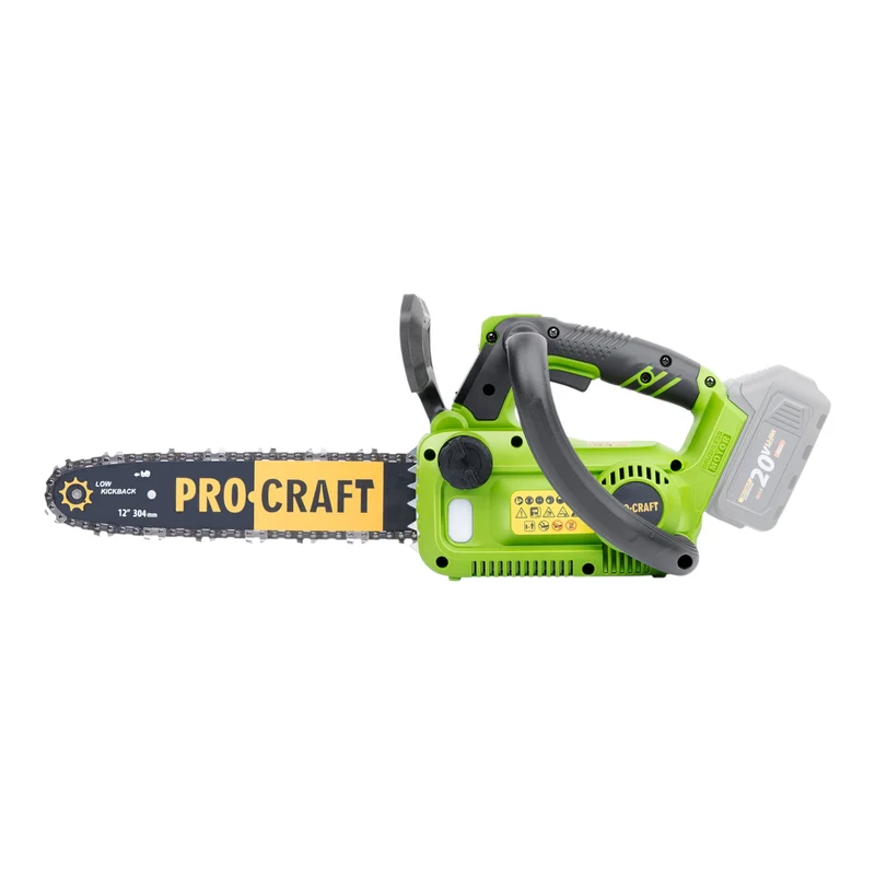 Procraft PKA42Libb Akku Kettensäge 20 V 304 mm Brushless + 1x Akku 2,0 Ah + Ladegerät