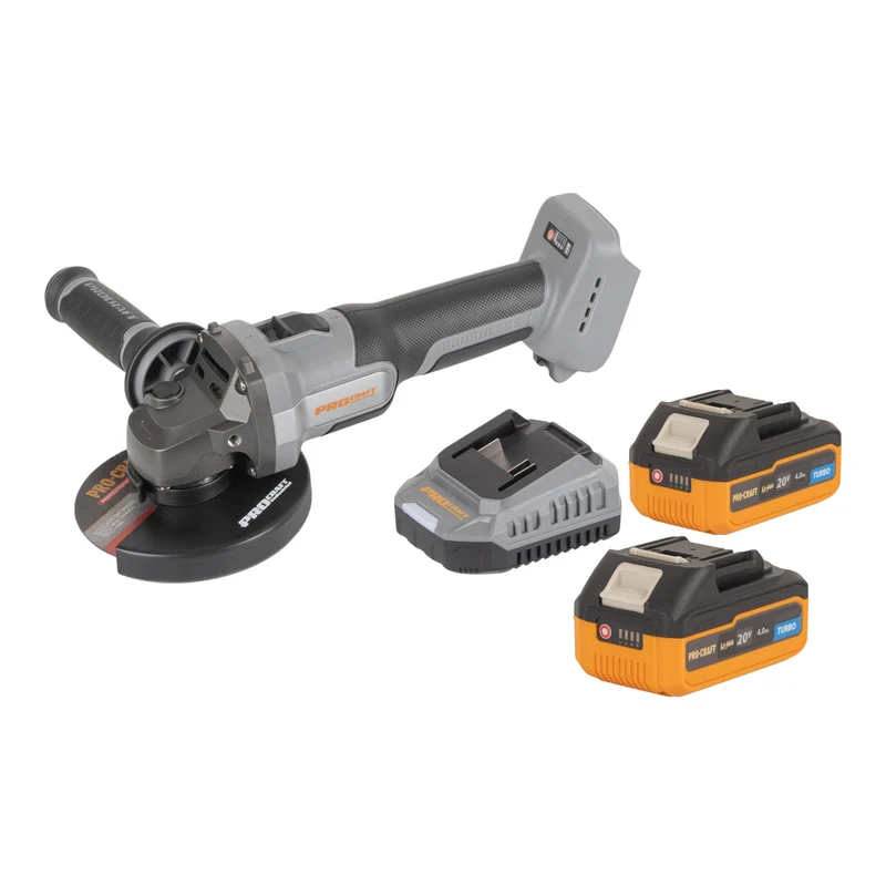 Procraft Industrial AG125Abb Akku Winkelschleifer 20 V 125 mm Brushless