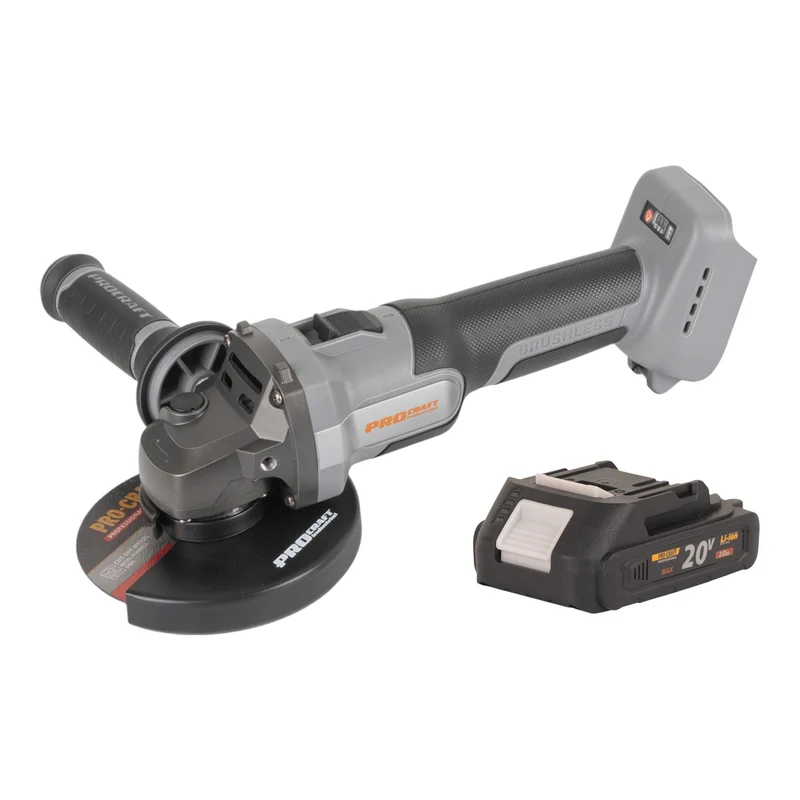 Procraft Industrial AG125Abb Akku Winkelschleifer 20 V 125 mm Brushless