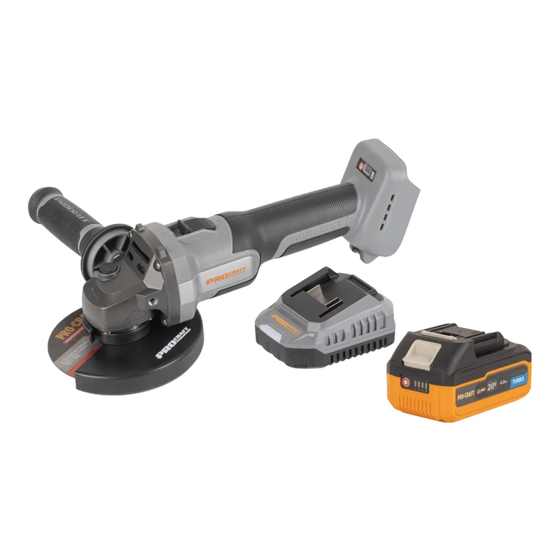 Procraft Industrial AG125Abb Akku Winkelschleifer 20 V 125 mm Brushless