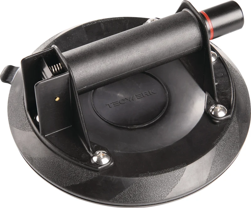 TECWERK Pumpensaugheber 120 kg Tragfähigkeit, Kopf-Ø 200 mm, 1-Kopf-Kunststoff