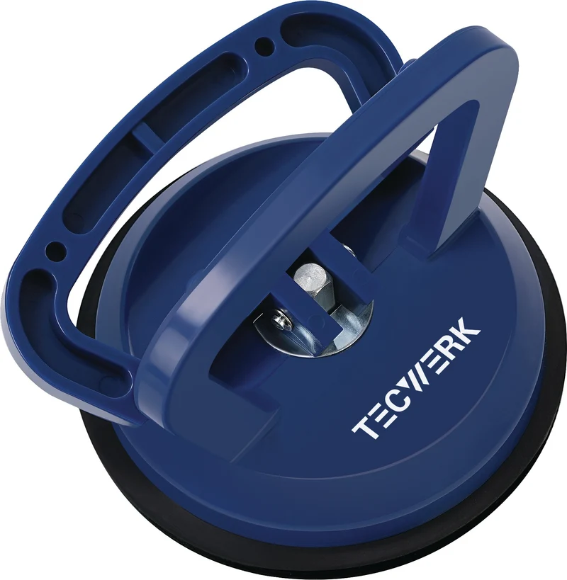 TECWERK Saugheber 45 kg Tragfähigkeit, Kopf-Ø 118 mm, ABS Kunststoff, 1 Kopf