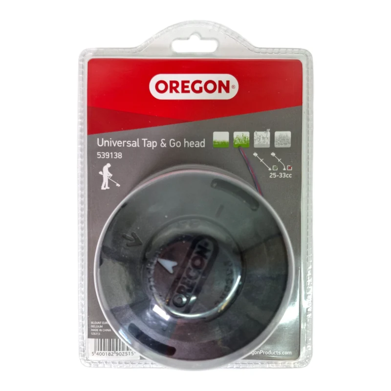 Oregon Garten Set Fadenkopf + Faden + Schutzbrille ( 646568 ) für Freischneider bis 33 cm³