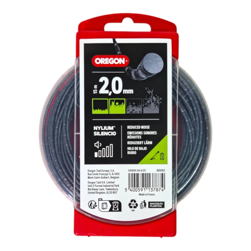 Oregon Garten Set Fadenkopf + Faden + Schutzbrille ( 646568 ) für Freischneider bis 33 cm³