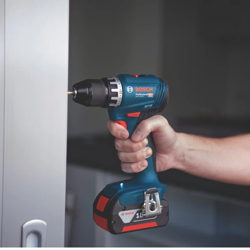 Bosch GSR 18V-45 Professional Akku Bohrschrauber 18 V 45 Nm Brushless + 1x Akku 4,0 Ah + Ladegerät