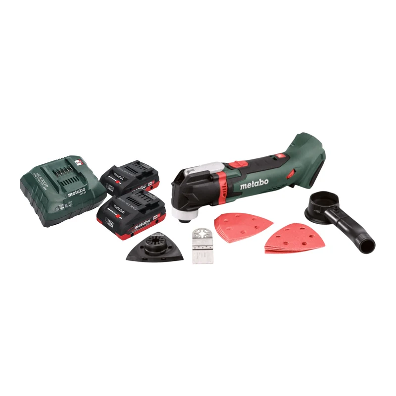 Metabo MT 18 LTX Akku Multitool 18 V OIS / Starlock + 2x LiHD Akku 4,0 Ah + Ladegerät