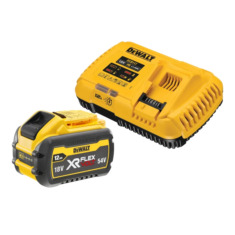DeWalt DCB 117 Y1 Akku Starter Set 18 V Ladegerät 12 A + 1x DCB 548 Akku 12,0 Ah