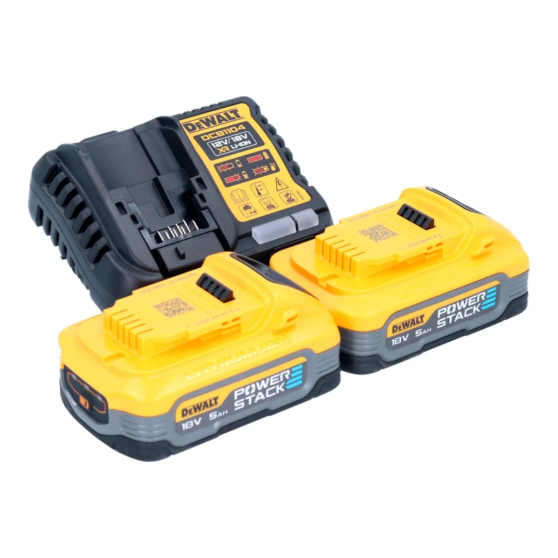 Dewalt DCMHT 563 H2 Akku Heckenschere 18 V 55 cm + 2x Powerstack Akku 5,0 Ah + Ladegerät