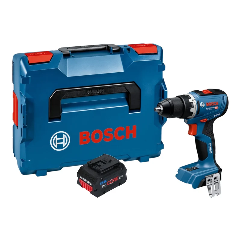 Bosch GSR 18V-65 Professional Akku Bohrschrauber 18 V 63 Nm Brushless + 1x ProCORE Akku 5,5 Ah + L-Boxx - ohne Ladegerät