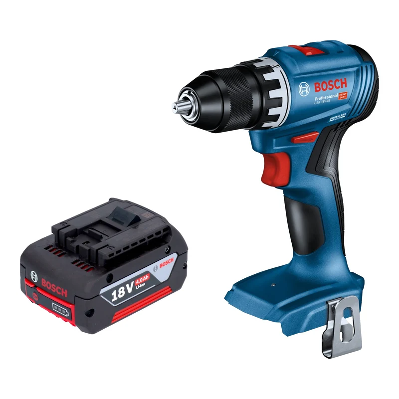 Bosch GSR 18V-45 Professional Akku Bohrschrauber 18 V 45 Nm Brushless + 1x Akku 4,0 Ah - ohne Ladegerät