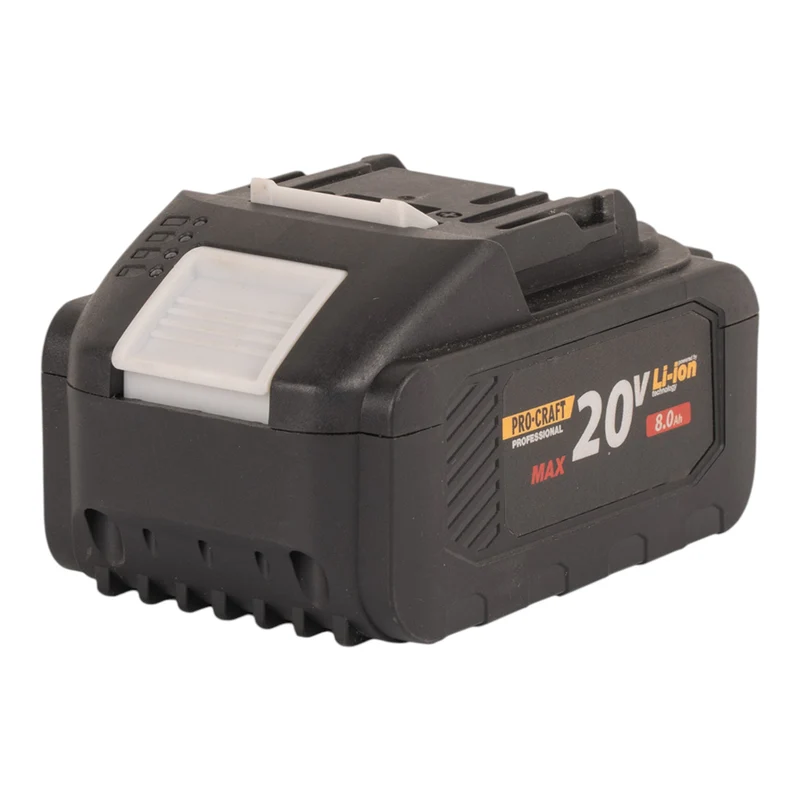 Procraft Starter Pack C20/6.5 Schnell Ladegerät 20 V 6,5 A + 1x 20/8 Akku 8,0 Ah