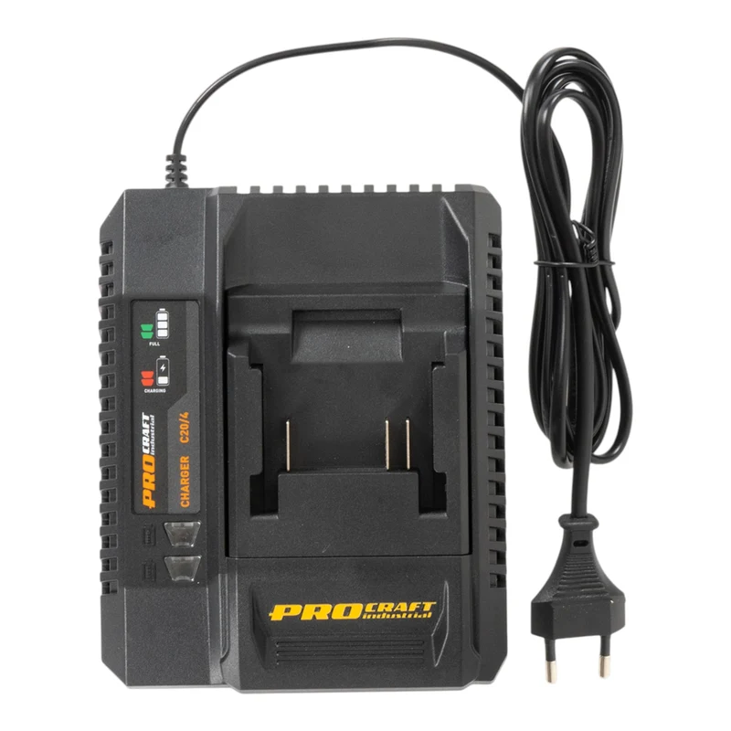 Procraft Starter Pack C20/4 Ladegerät 20 V 4 A + 1x 20/4 Akku 4,0 Ah