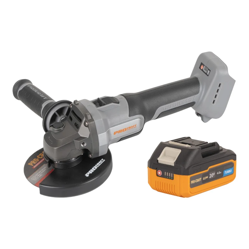 Procraft Industrial AG125Abb Akku Winkelschleifer 20 V 125 mm Brushless