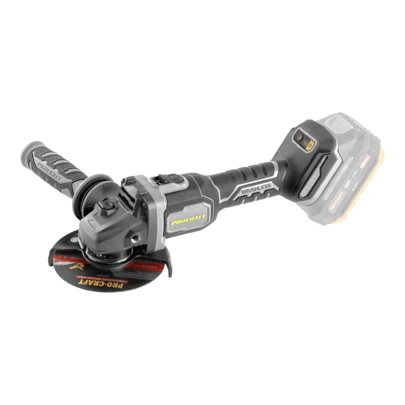 Procraft Industrial AG125Bbb Akku Winkelschleifer 20 V 125 mm Brushless Solo