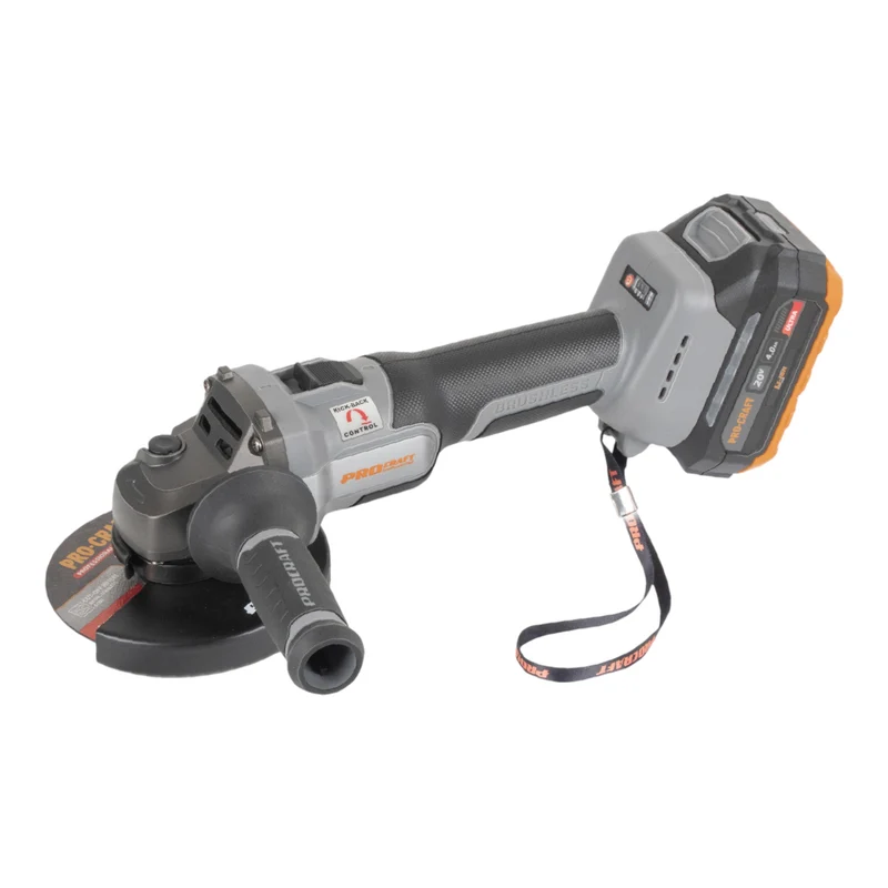 Procraft Industrial AG125Abb Akku Winkelschleifer 20 V 125 mm Brushless Solo