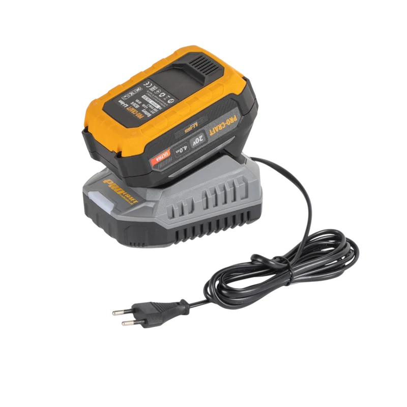 Procraft Industrial CD20A Akku Schlagbohrschrauber 20 V 85 Nm + 1x Akku 4,0 Ah + Ladegerät + Koffer