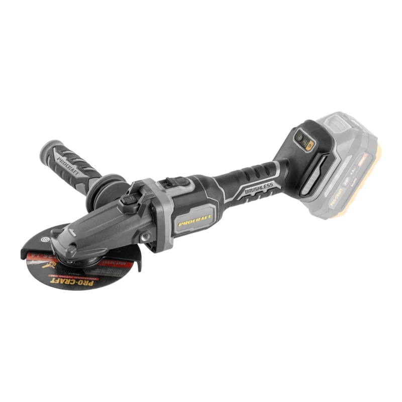 Procraft Industrial AG125Cbb Akku Flachkopf Winkelschleifer 20 V 125 mm Brushless Solo