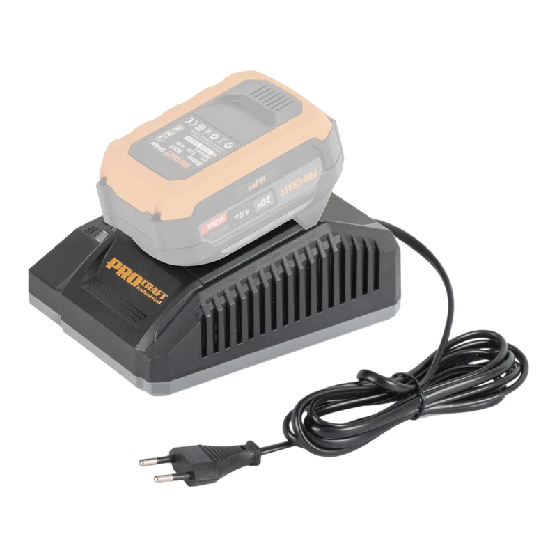 Procraft C20/6.5 Schnell Ladegerät 20 V 6,5 Ampere für Li-Ion Akkus
