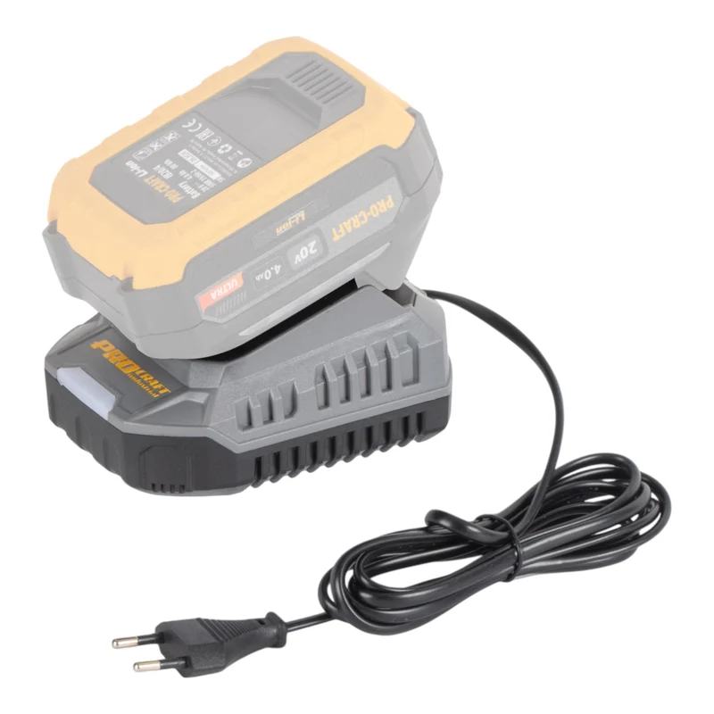 Procraft C20/2 Ladegerät 20 V 2 A Ladestrom für Li-Ion Akkus