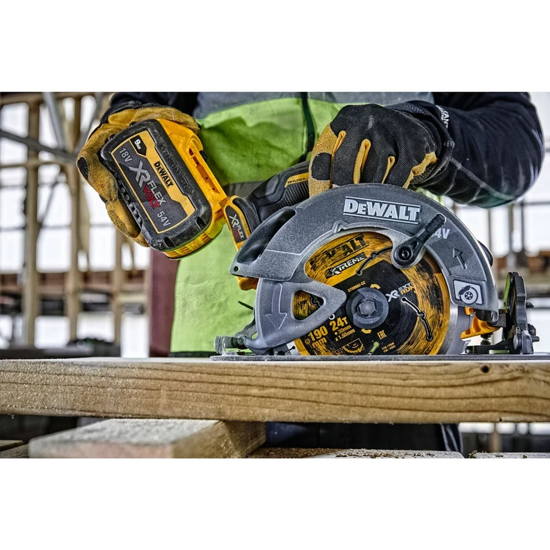 DeWALT DCS 578 T1T Akku Kreissäge 54V XR FlexVolt 190 mm Brushless + 1x Akku 6,0 Ah + Ladegerät + TSTAK