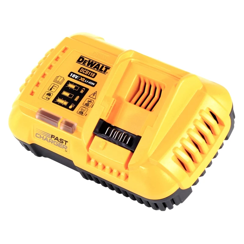 DeWalt DCB 118 Y2T Akku Kit 18 V / 54 V Ladegerät 8 A + 2x DCB 548 Akku 12,0 Ah + TSTAK