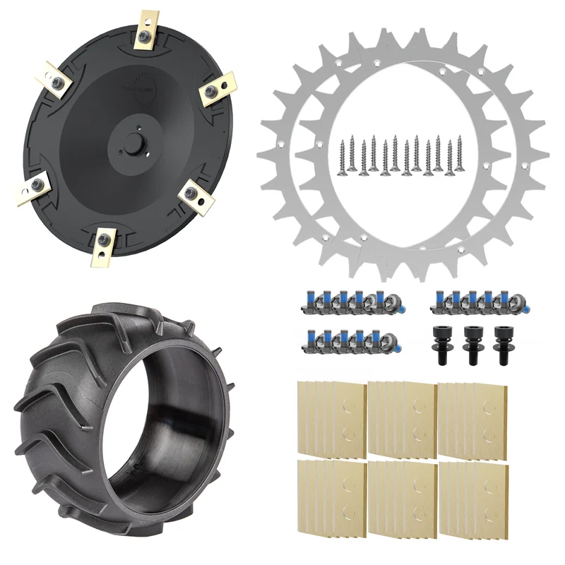 Worx L & Vision Bundle – Spikes, Messerteller, Klingen, Radschutz