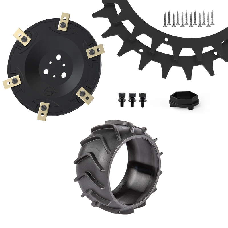 Worx Plus Bundle – Spikes, Messerteller, Radschutz