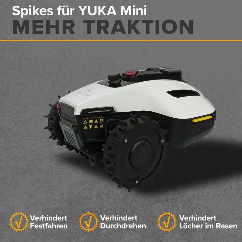 Mammotion Yuka Mini Serie Spikes Mähroboter Traktionsverbesserung