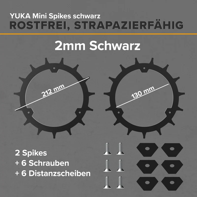 Mammotion Yuka Mini Serie Spikes Mähroboter Traktionsverbesserung