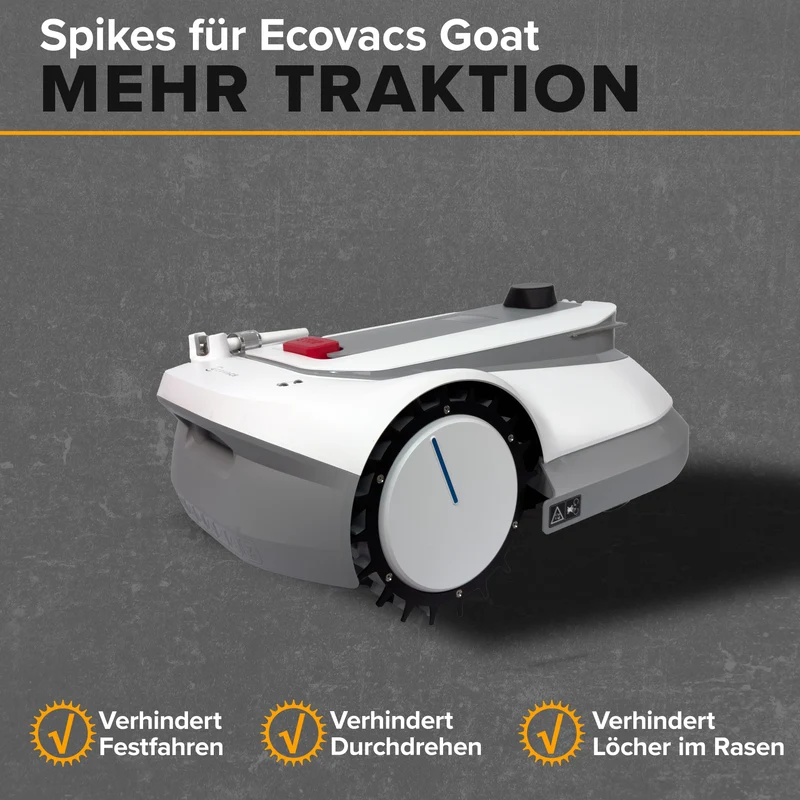 Ecovacs Goat Edelstahl Spikes