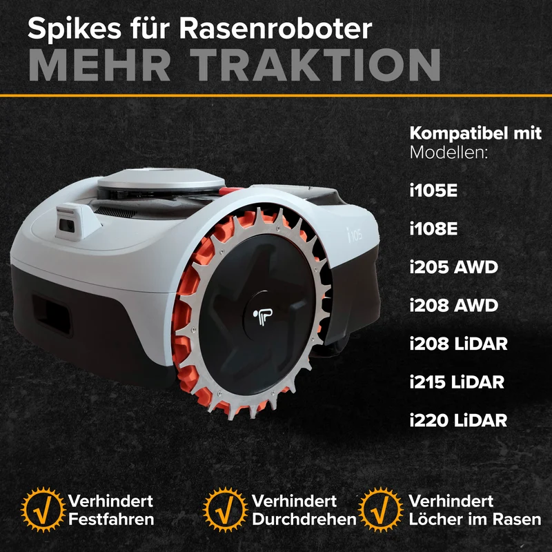 Spikes Navimow i-Serie Edelstahl