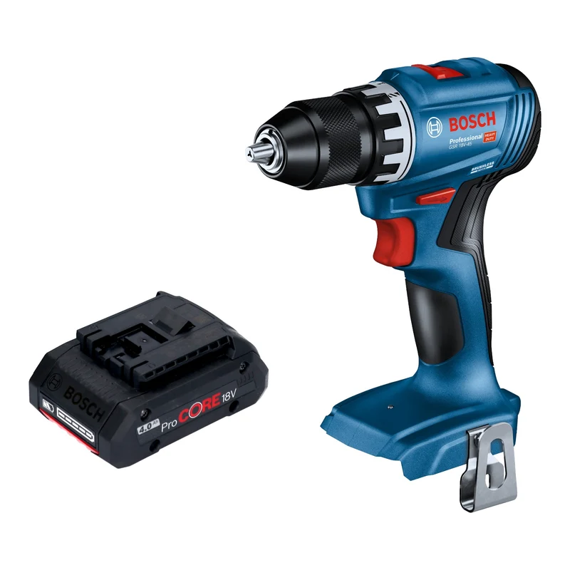 Bosch GSR 18V-45 Professional Akku Bohrschrauber 18 V 45 Nm Brushless + 1x ProCORE Akku 4,0 Ah - ohne Ladegerät