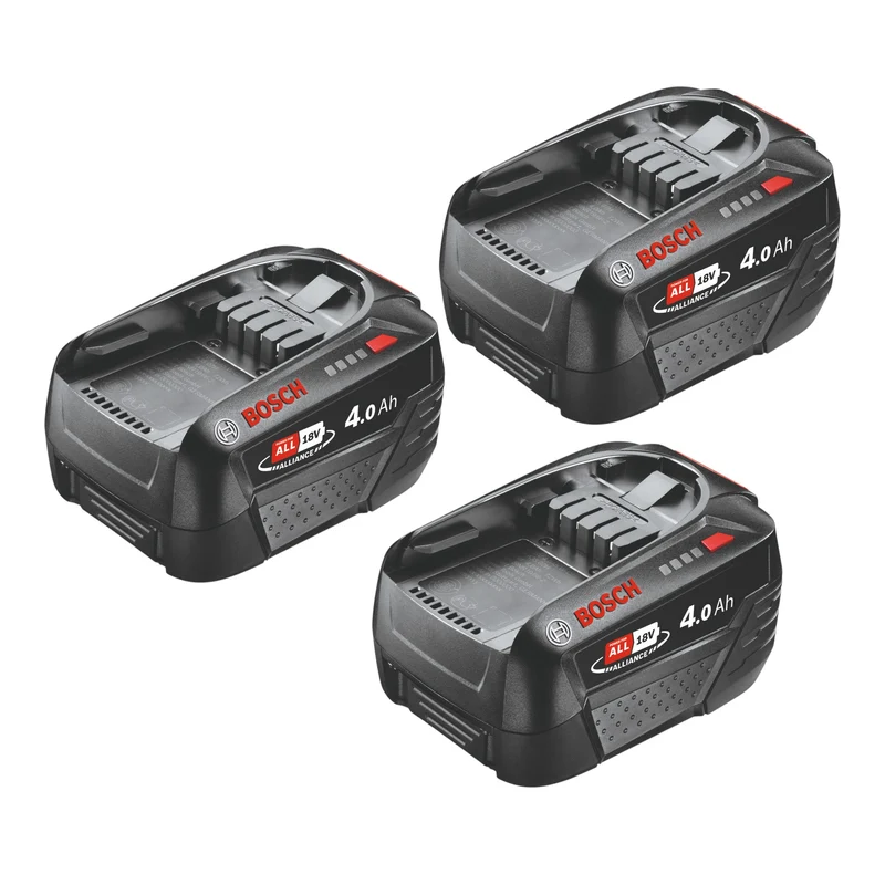 Bosch 3x PBA 18V 4.0Ah W-C Akku 18 V 4,0 Ah POWER FOR ALL ( 3x 1600A011T8 )