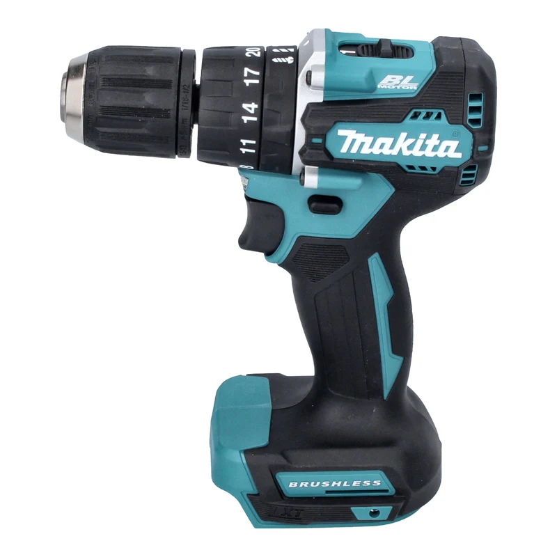 Makita DHP 487 RTJ Akku Schlagbohrschrauber 18 V 40 Nm Brushless + 2x Akku 5,0 Ah + Ladegerät + Makpac