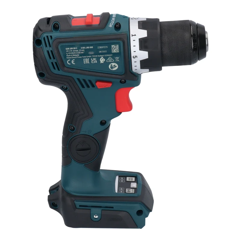 Bosch GSR 18V-90 C Professional Akku Bohrschrauber 18 V 64 Nm Brushless ( 06019K6003 ) + 2x Akku 4,0 Ah + Ladegerät + L-Boxx