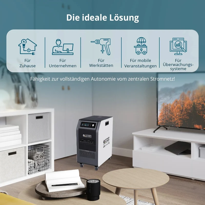 Top-Angebot: "Könner & Söhnen" Tragbare Powerstation KS 5200PS - 5120Wh
