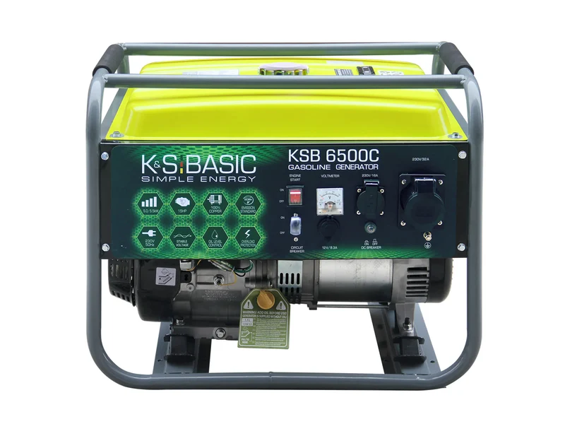 "Könner & Söhnen" Generator KSB 6500C - 5kW Nennleistung - Benzinmotor - 230V