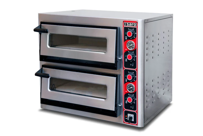 SARO Pizzaofen Modell FABIO 2620 - Platz für 2x4 Pizzen à Ø 30cm